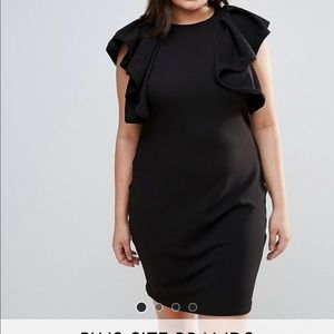 ASOS Black Mini Dress Great for the holidays!